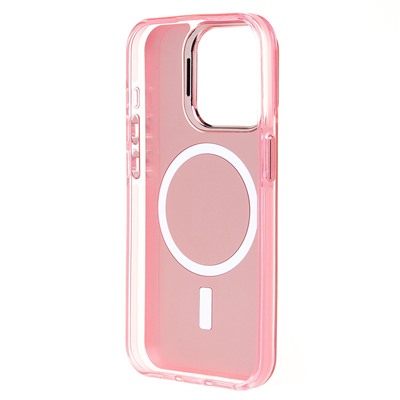 Чехол-накладка - SM025 SafeMag для "Apple iPhone 15 Pro" (pink) (232083)