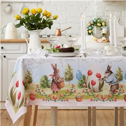 Скатерть Доляна Easter garden 145*180 +/- 3 см, 100% п/э