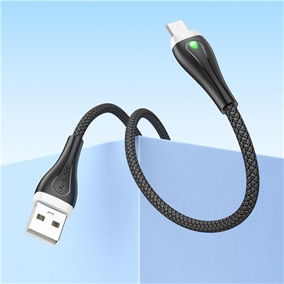 Кабель USB - micro USB Borofone BX100 Advantage  100см 2,4A  (black)