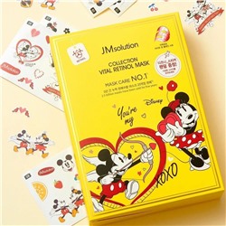 JMsolution Маска тканевая против пигментации кожи с ретинолом / Disney Collection Vital Retinol Mask, 30 мл