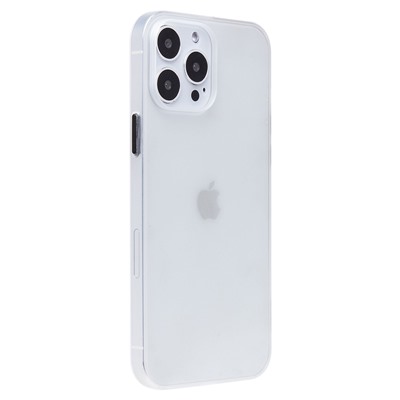 Чехол-накладка - PC091 для "Apple iPhone 13 Pro Max" (matte transparent/white) (232324)