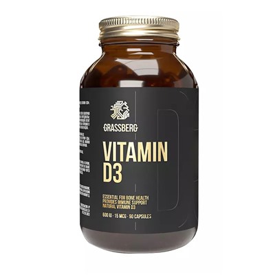 Биологически активная добавка к пище Vitamin D3 600IU, 90 капсул