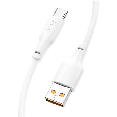 Кабель USB - Type-C Hoco X93 Force 27W 100см 3A  (white)