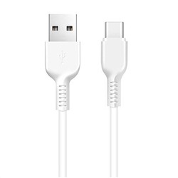 Кабель USB - Type-C Hoco X20 Exotic Radiance  100см 2,4A  (white)