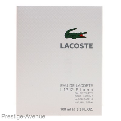 Lacoste "Eau De Lacoste L.12.12 Blanc" edt for men 100 ml A Plus