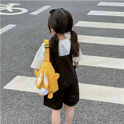 SG8329-2 желт Рюкзак на одно плечо для девочек (25x16x5)