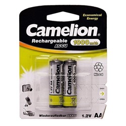 Аккумулятор AA Camelion R6 (2-BL) Ni-Cd 1000 mAh (24)