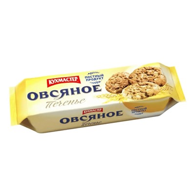 Печенье "КМ" "Овсяное" 270 г, Печенье «Овсяное»