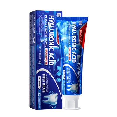 BIOAQUA HYALURONIC ACID TOOTHPASTE зубная паста с гиалуроновой кислотой,100г