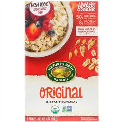 Nature's Path, Organic Instant Oatmeal, Original, 8 Packets, 14 oz (400 g)