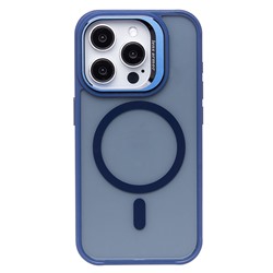 Чехол-накладка - SM026 SafeMag для "Apple iPhone 15 Pro" (dark blue) (232157)