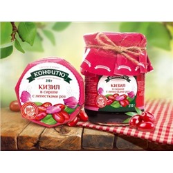 Варенье из ягод Кизила с лепестками Роз 310 гр
