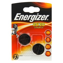 Элемент литиевый Energizer CR2430 (2-BL)