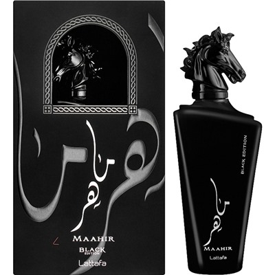 Купить Maahir Black Edition Lattafa / Махир Блэк Эдишн Латтафа, 100 мл