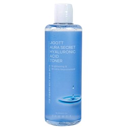 JIGOTT Тонер для лица ГИАЛУРОН Aura Secret Hyaluronic Acid Toner 300 мл