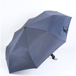 Зонт автоматический «Строгость», 3 сложения, 8 спиц, R = 51 см, цвет серый