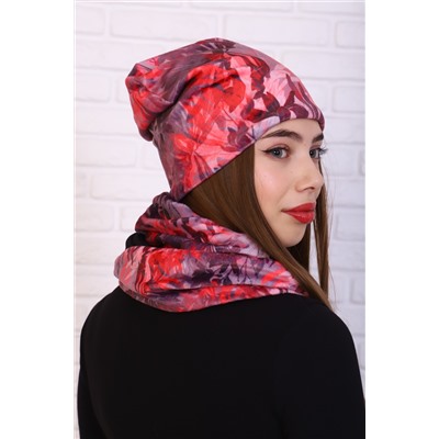 Женский комплект шапка и шарф 36123