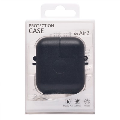 Чехол - PCP03 для кейса "Apple AirPods/AirPods 2" (black)