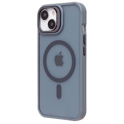 Чехол-накладка - SM026 SafeMag для "Apple iPhone 13/iPhone 14" (gray)