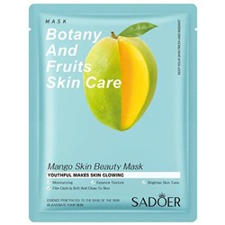 SADOER Увлажняющая маска для лица Mango Skin Beauty  Mask