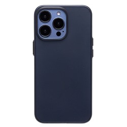 Чехол-накладка - PC091 для "Apple iPhone 13 Pro" (matte transparent/black) (232327)