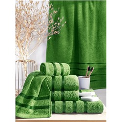 Набор полотенец махровых - 3 шт (Пикантный зеленый) Гутен Морген