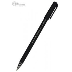 Ручка шариковая 0.5 мм "SlimWrite.BLACK" синяя 20-0009 Bruno Visconti {Китай}