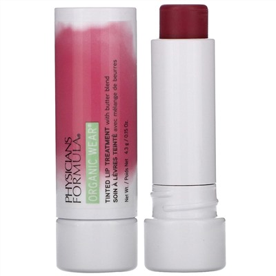 Physicians Formula, Organic Wear, Tinted Lip Treatment, Berry Me, 0.15 oz (4.3 g)