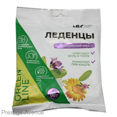 ABC леденцы Альпийский мед (на основе трав с витамином С) , 60g