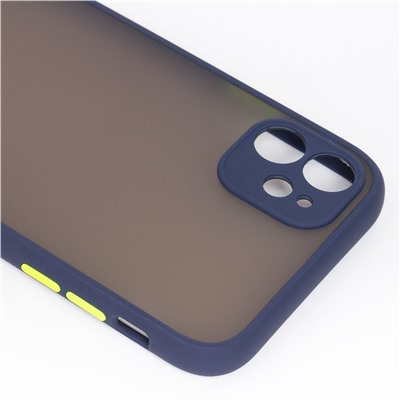 Чехол-накладка - PC041 для "Apple iPhone 11" (dark blue/black)