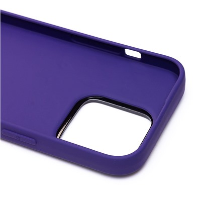 Чехол-накладка - PC084 экокожа для "Apple iPhone 14 Pro" (dark violet)