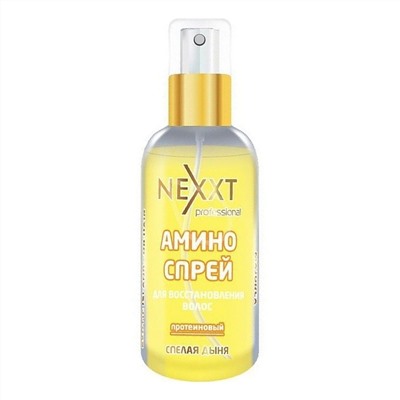 Nexxt Амино-спрей для волос протеиновый для восстановления волос, спелая дыня, 120 мл
