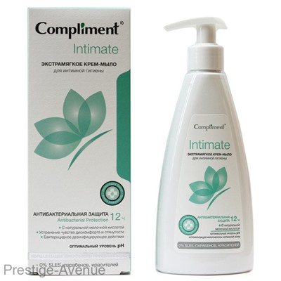 Compliment INTIMATE Экстрамягкое Крем-мыло для интимной гигиены 250 ml