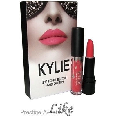 Блеск для губ + помада Kylie Fashion Charm Lips