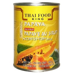 Папайя в сиропе Thai Food King, Таиланд, 565 г Акция