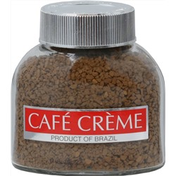 CAFE CREME. Растворимый сублимированный 90 гр. стекл.банка