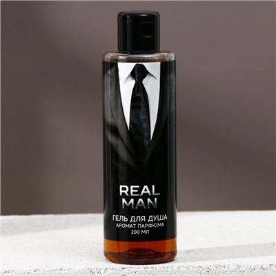 Гель для душа «REAL MAN», 200 мл, аромат мужской парфюм, HARD LINE