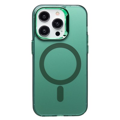 Чехол-накладка - SM025 SafeMag для "Apple iPhone 14 Pro" (green) (232103)