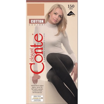 CON-Cotton 150/2 Колготки CONTE хлопок