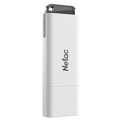 Флэш накопитель USB 16 Гб Netac U185 с LED индикатором (white)