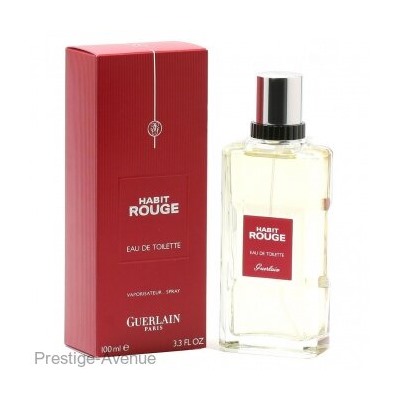 Guerlain Habit Rouge for men edt 100 ml Made In UAE