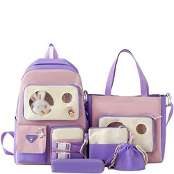 SG5030-3 фиол Комплект сумок для девочек (43х31х14)
