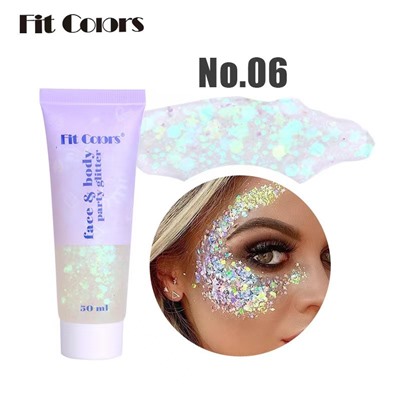 Fit Colors Набор глиттеров для лица, тела и волос Party Glitter