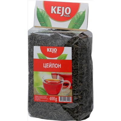 KejoFoods. Цейлонский крупнолистовой 400 гр. мягкая упаковка