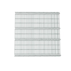 Панельное ограждение, 1,73 × 2,5 м, ячейка 55 × 200 мм, d = 4 мм, зелёное