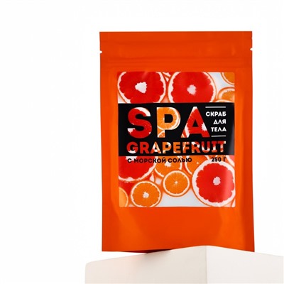 Скраб для тела соляной SPA grapefruit, 250 г, BEAUTY FOX