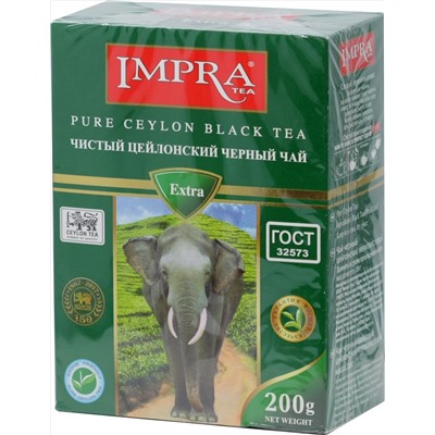 IMPRA. Зеленая серия. BOP 1A-C черный 200 гр. карт.пачка