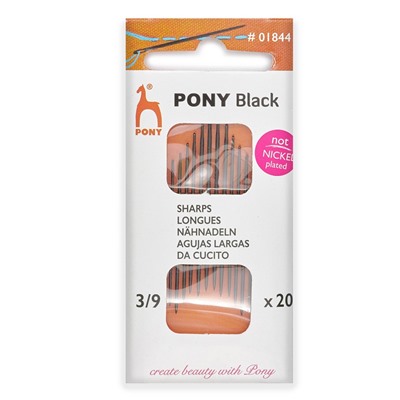 Иглы ручные для шитья BLACK PONY