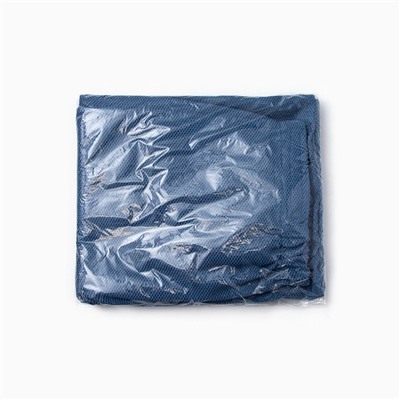 Полотенце Этель, цв. синий, жен. парео 75х150 см, 100% полиэстер, 300 г/м2