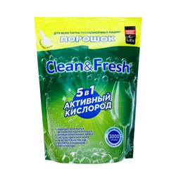 Порошок для ПММ "Clean&Fresh" All in 1, 3 кг